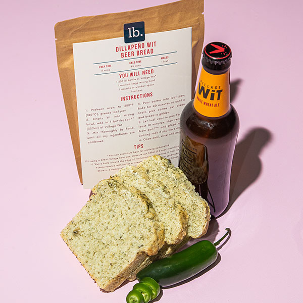 Dillapeño Beer Bread Kit Made in Alberta