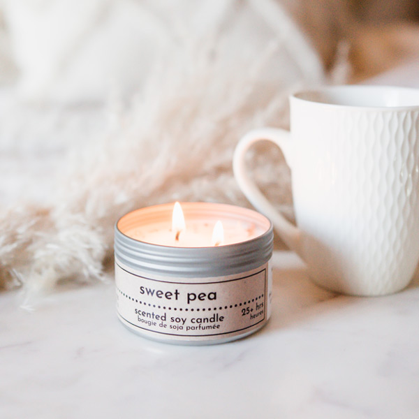 Botanical Soy Candles Made in Alberta
